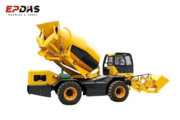 flexible mobile self loading mixer truck